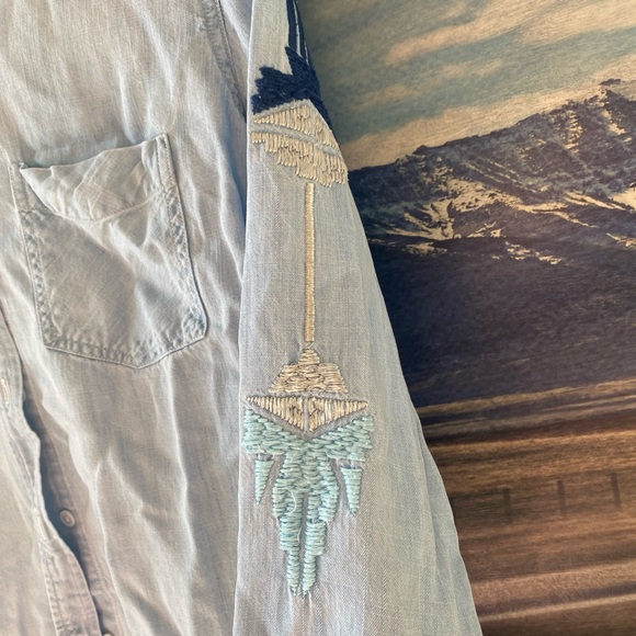 Rails savanah embroidered tencel top - Picture 6 of 10